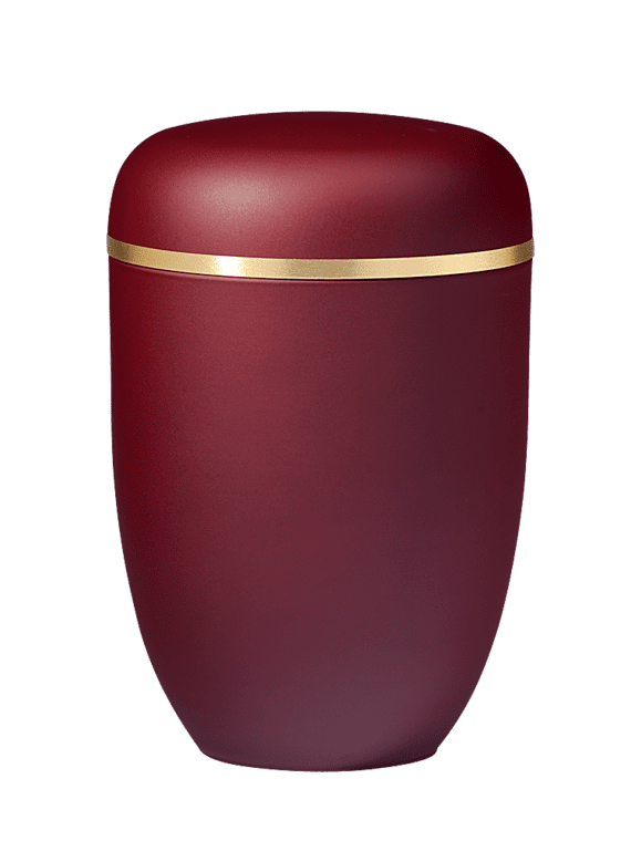 Rote Urne zu Hause in Mainz aufbewahren